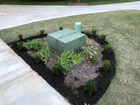 can i park in front of an electrical box|planting too close to electrical box.